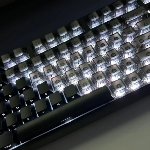 Engraved Aurora Keycaps