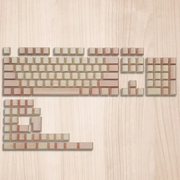 Beech Wooden PBT Keycaps-1