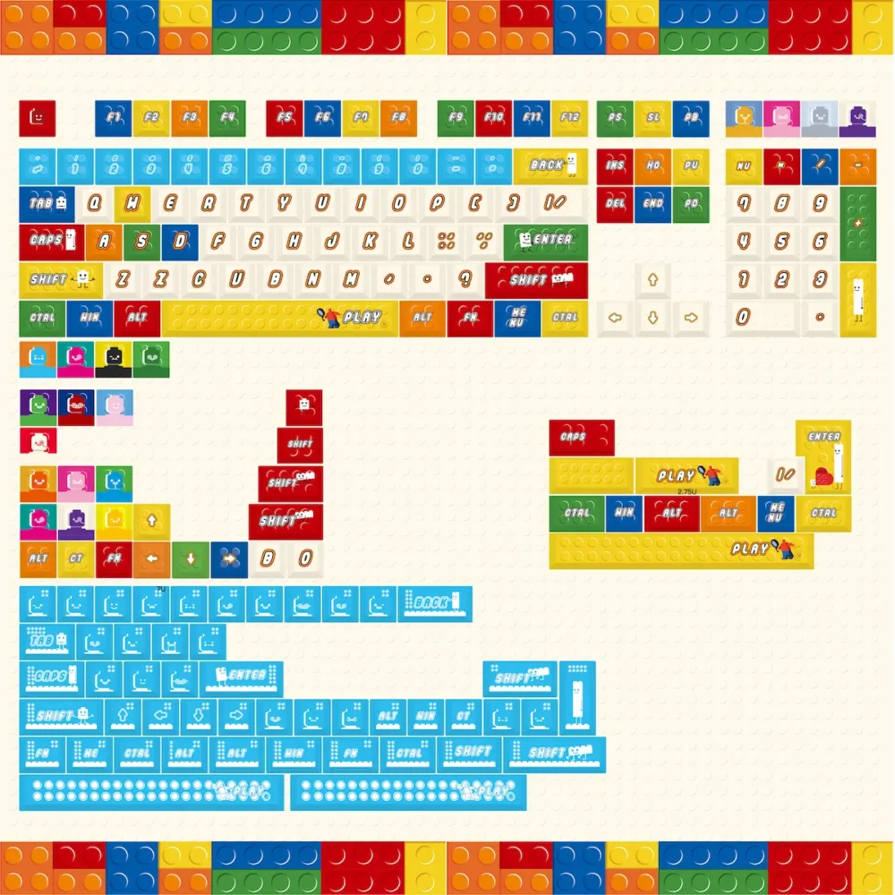 PLAY GO LEGO Keycaps-6